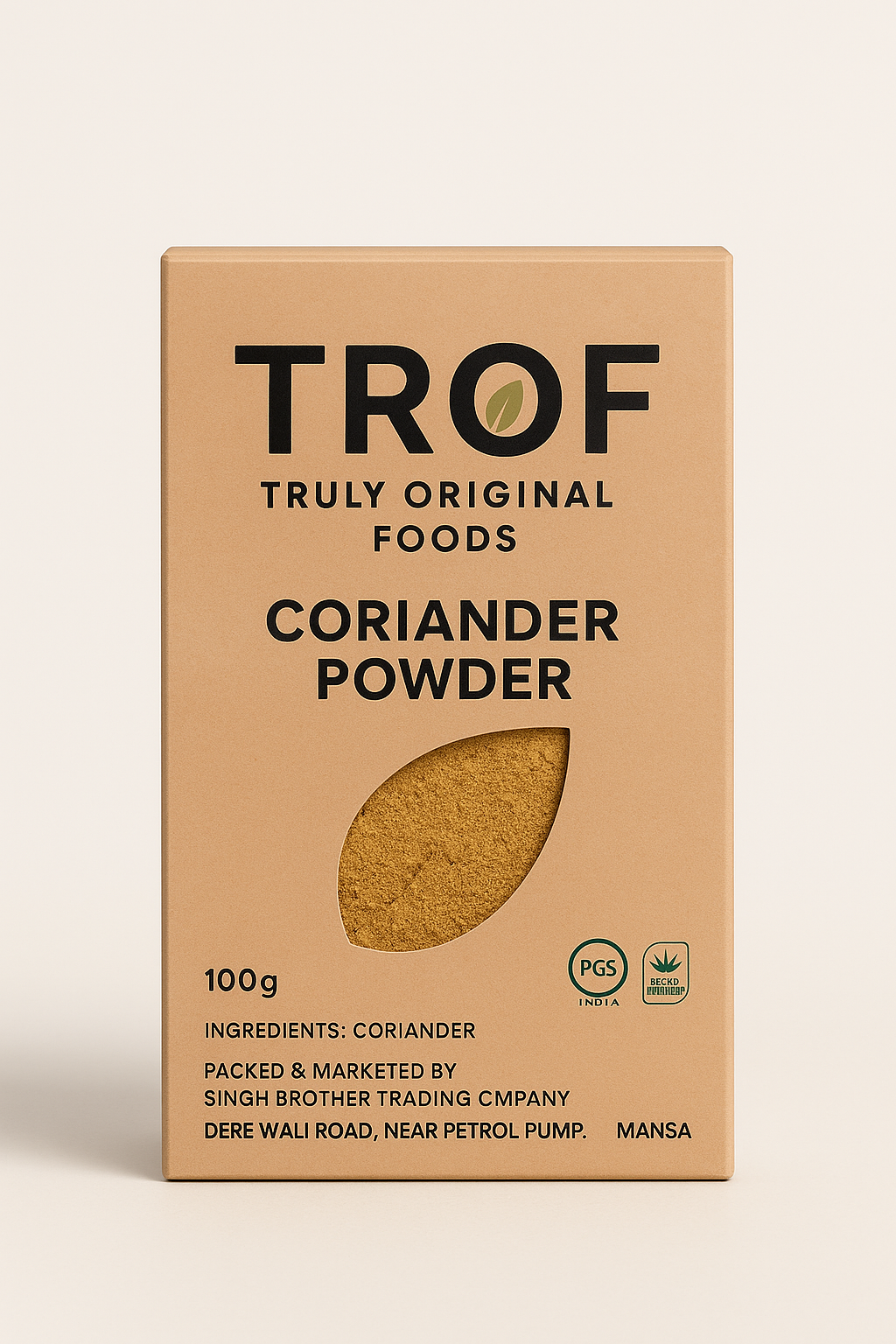 TROF Coriander Powder 100g box